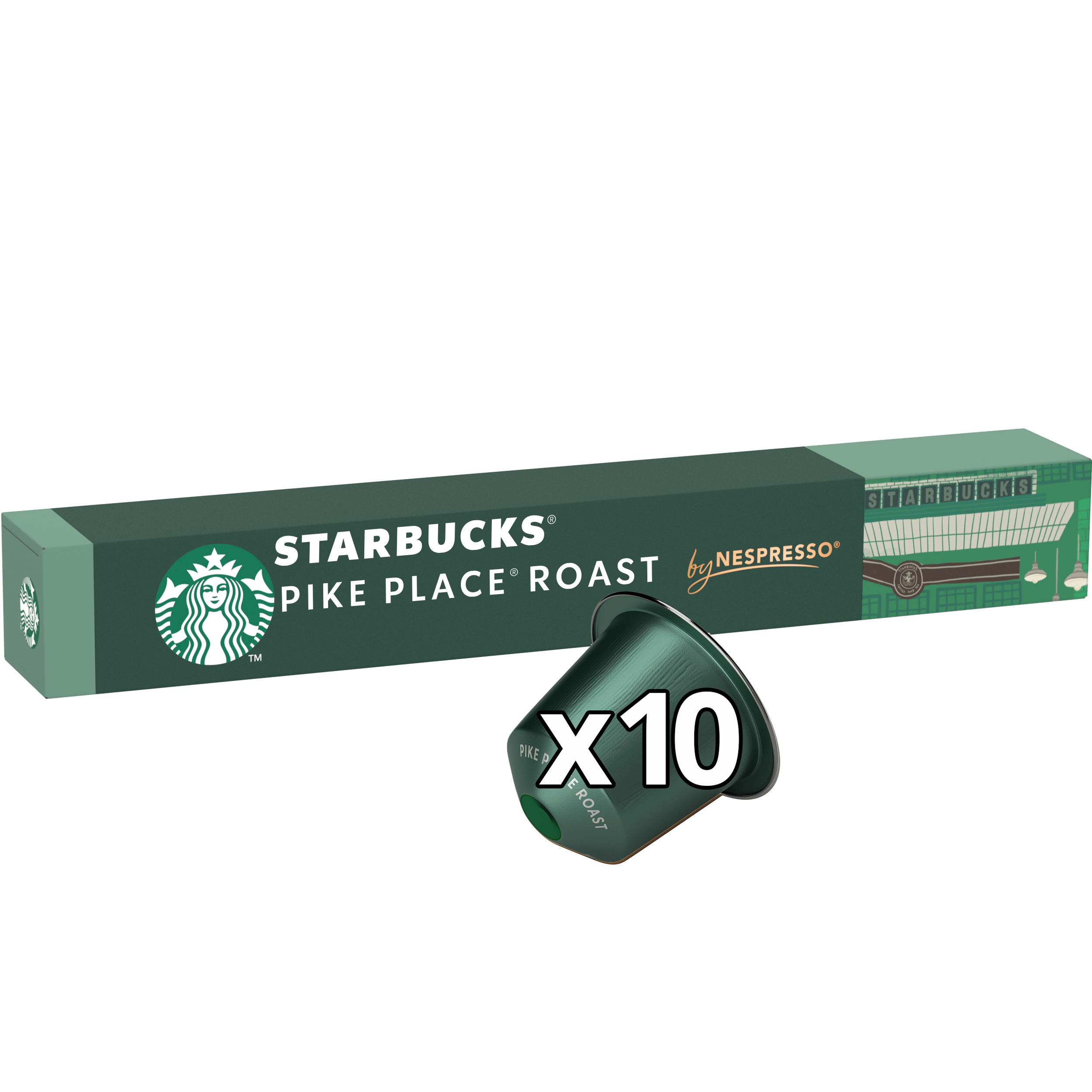 Starbucks Nespresso pike place lungo caps 4-pack