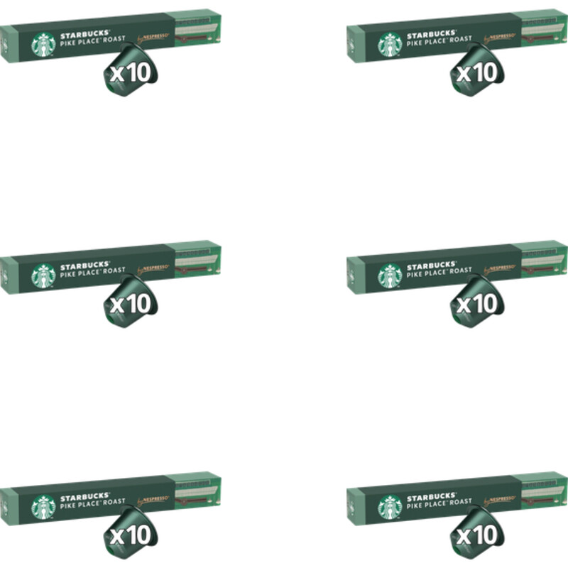 Starbucks Nespresso pike place lungo caps 6-pack