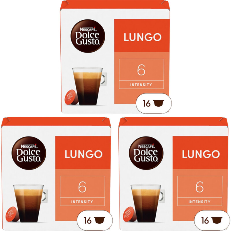 Nescafé Dolce Gusto Lungo capsules 3-pack