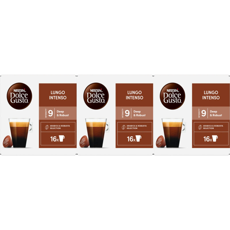 Nescafé Dolce Gusto Lungo intenso capsules 3-pack