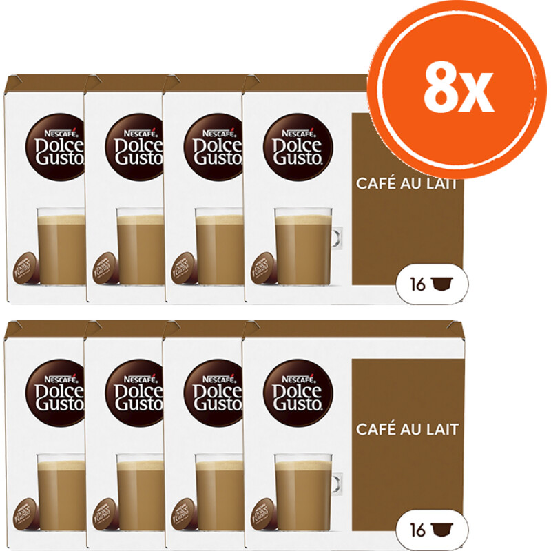 Nescafé Dolce Gusto Cafe au lait capsules 8-pack