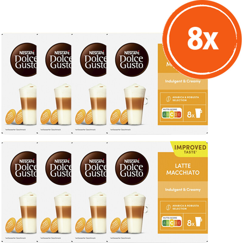 Nescafé Dolce Gusto Latte macchiato capsules 8-pack