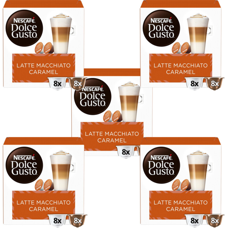 Nescafé Dolce Gusto Macchiato caramel capsules 5-pack