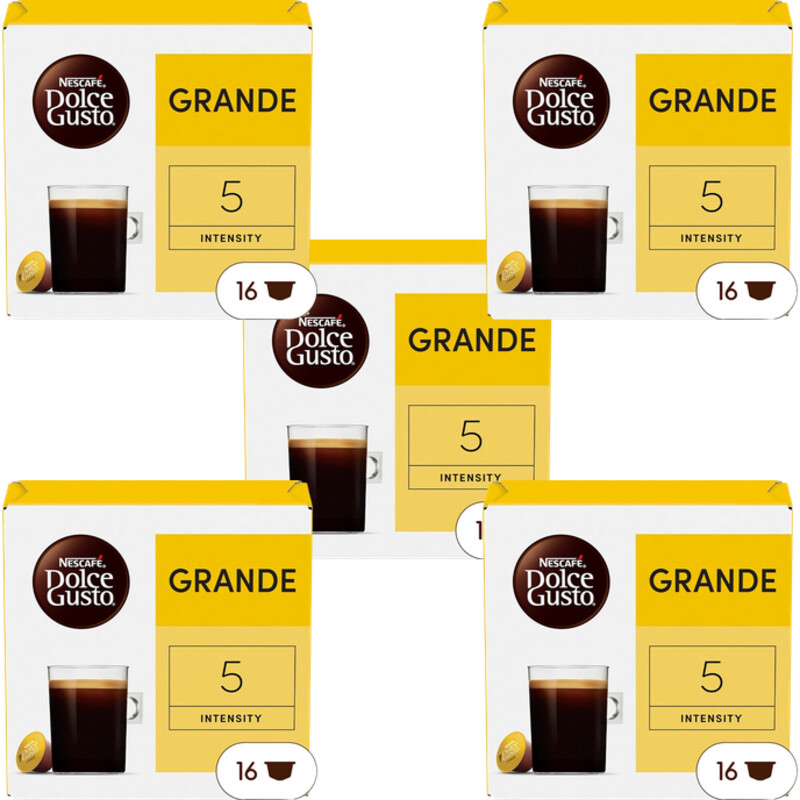 Nescafé Dolce Gusto Grande capsules 5-pack