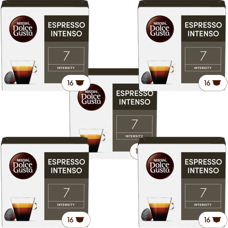 Nescafé Dolce Gusto Espresso intenso capsules 5-pack