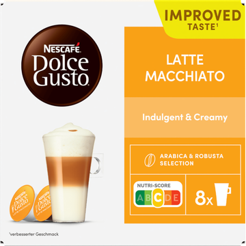 Nescafé Dolce Gusto Latte macchiato capsules
