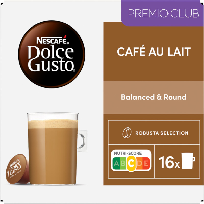 Nescafé Dolce Gusto Café au lait capsules