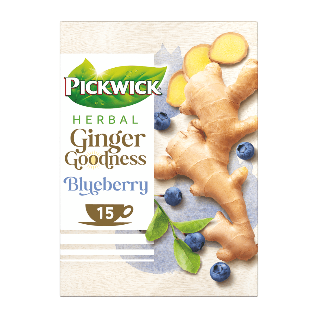 Pickwick Ginger goodness blueberry kruidenthee