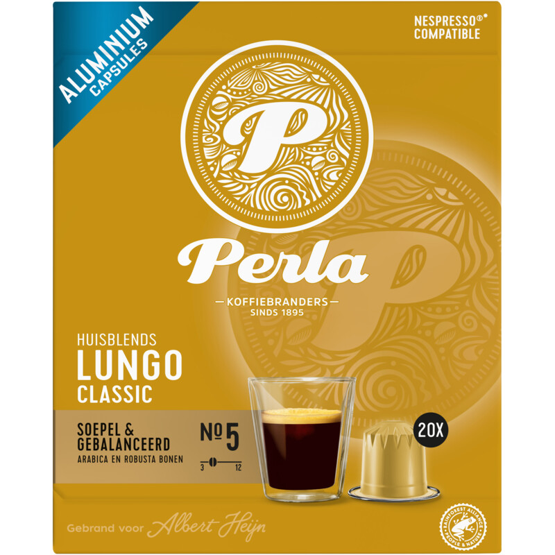 Perla Huisblends Lungo classic capsules