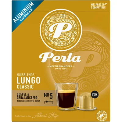 Perla Huisblends Lungo classic capsules