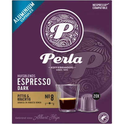 Perla Huisblends Espresso dark capsules