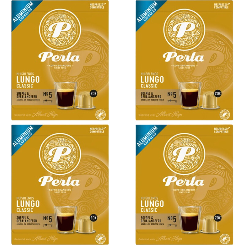 Perla Huisblends Lungo classic capsules 4-pack