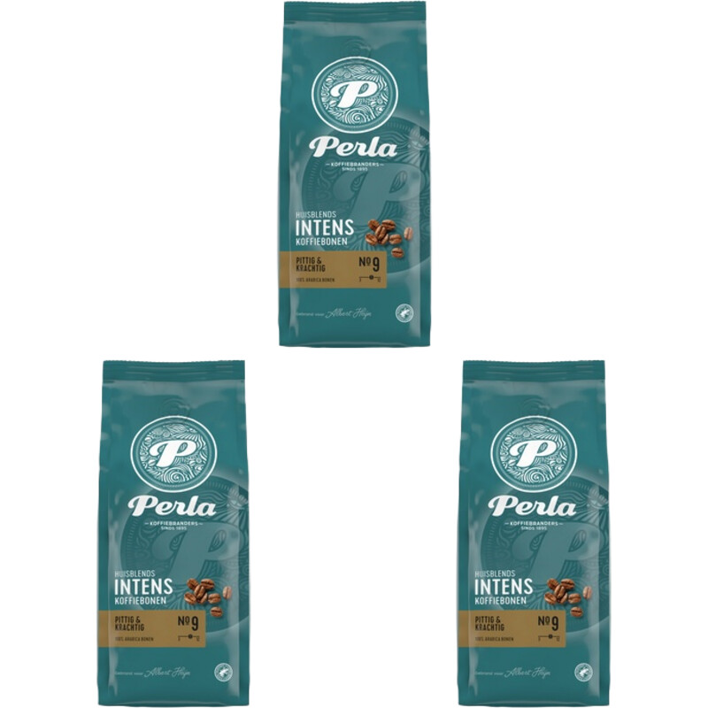 Perla Huisblends Intens koffiebonen 3-pack