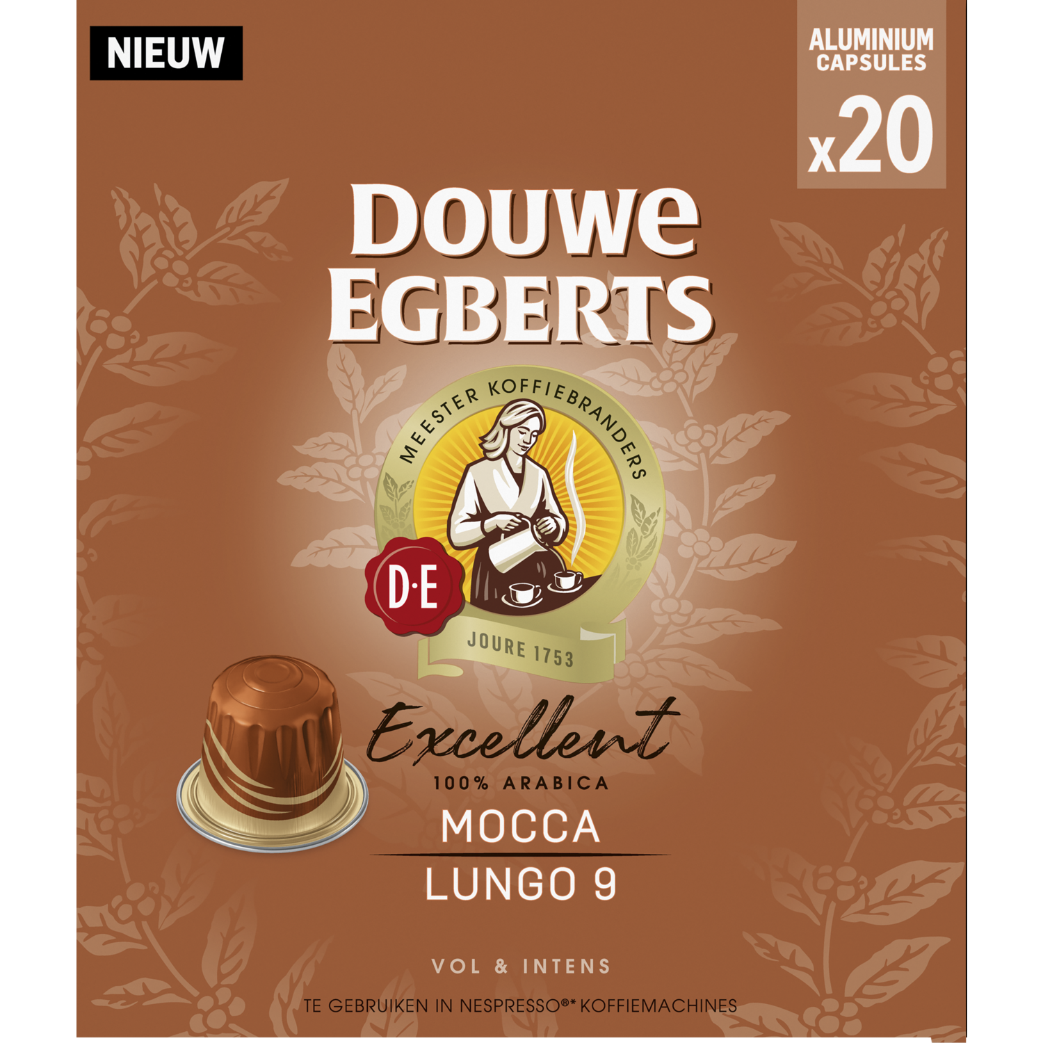 Douwe Egberts Excellent mocca koffiecups