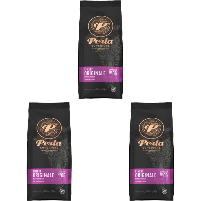 Perla Superiore Finest originale koffiebonen 3-pack