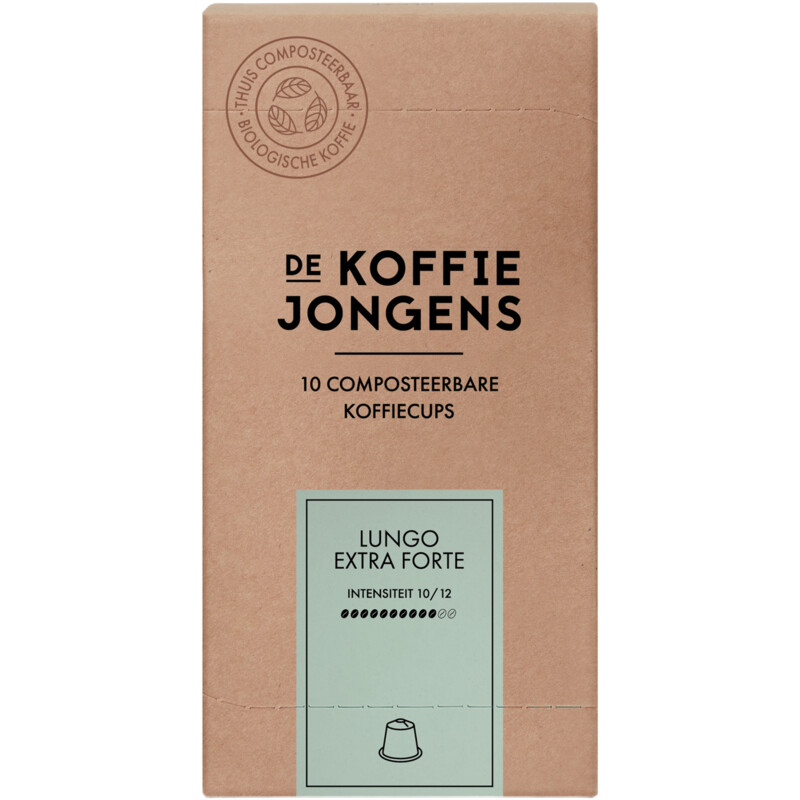 De Koffiejongens Lungo extra forte capsules