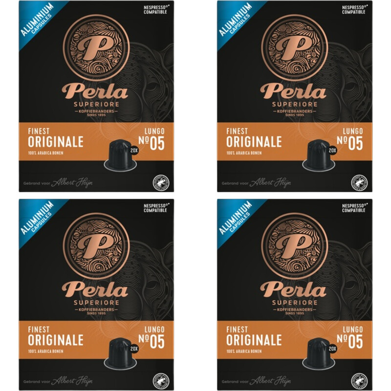 Perla Superiore Finest originale lungo capsules 4-pack