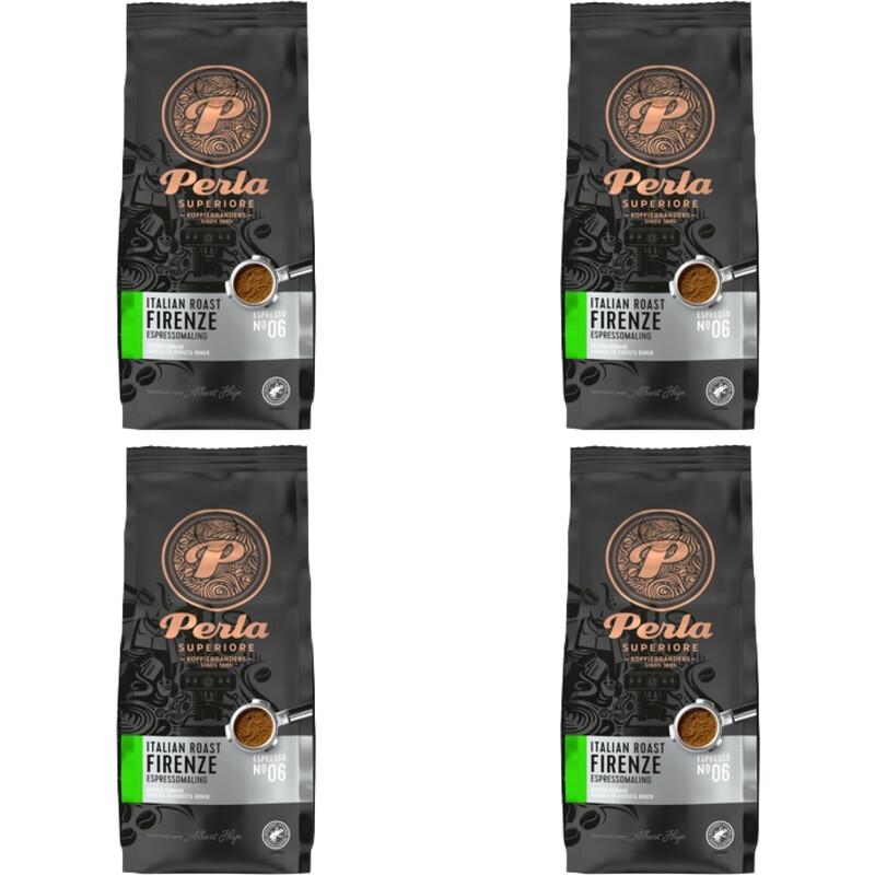 Perla Superiore Italian Firenze espressomali 4-pack