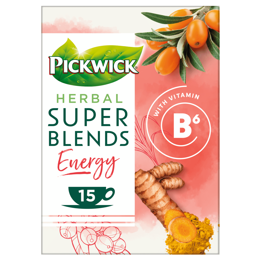 Pickwick Super blends energy kruidenthee