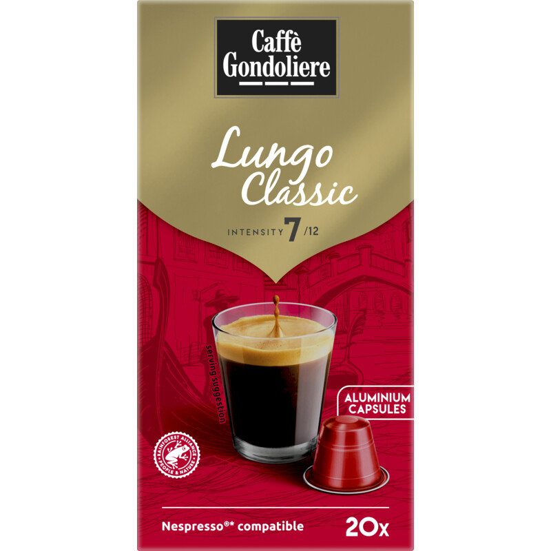 Caffè Gondoliere Lungo classic capsules