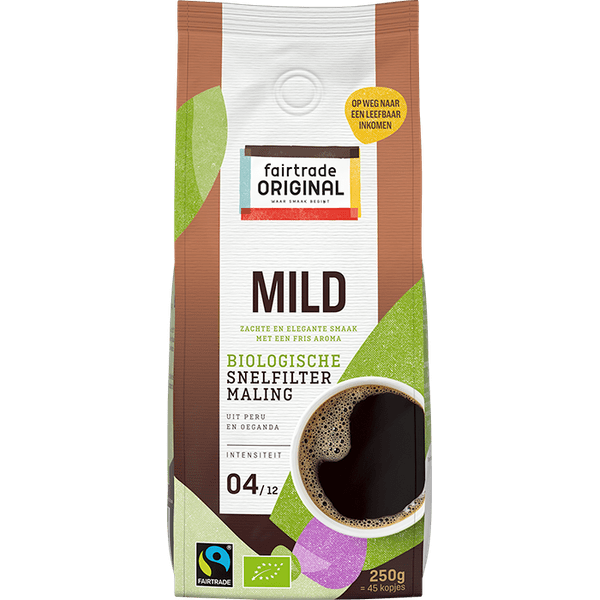 Fairtrade Original Community coffee mild roast snelfilter