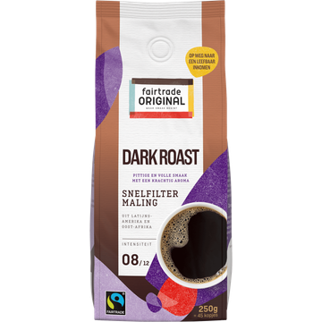 Fairtrade Original Community coffee dark roast snelfilter