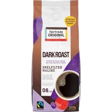 Fairtrade Original Community coffee dark roast snelfilter