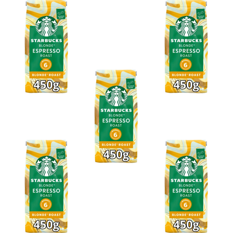 Starbucks Blonde espresso roast koffiebonen 5-pack