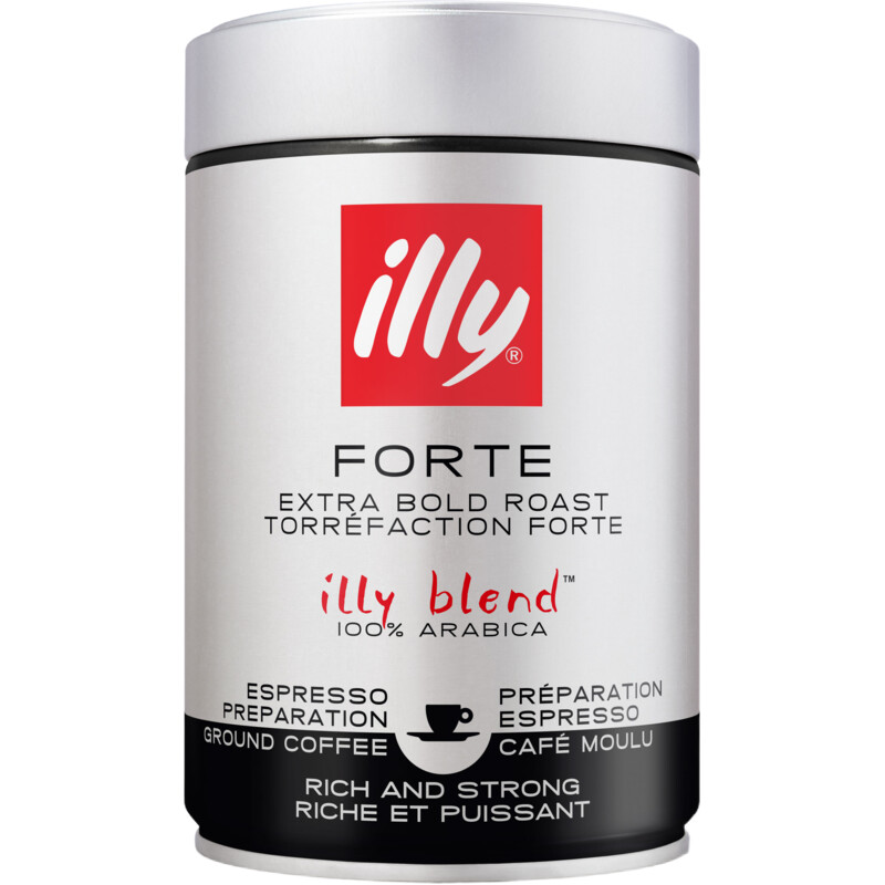 illy Forte 100% Arabica snelfiltermaling