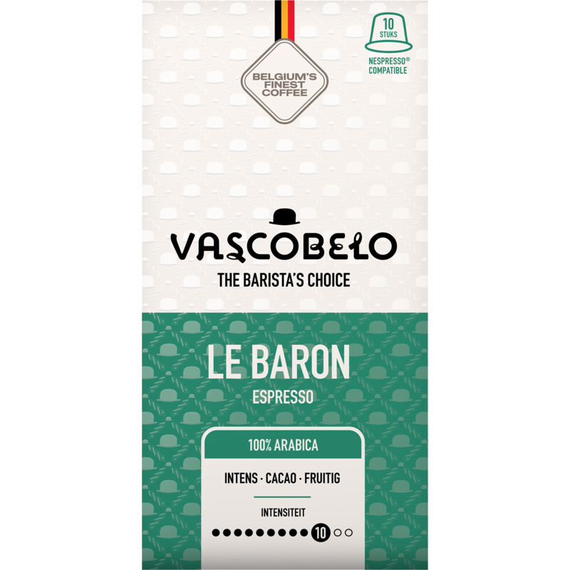 Vascobelo Le baron espresso capsules