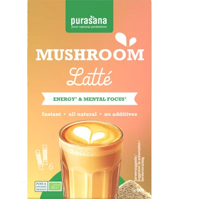 Purasana Mushroom latté oploskoffie