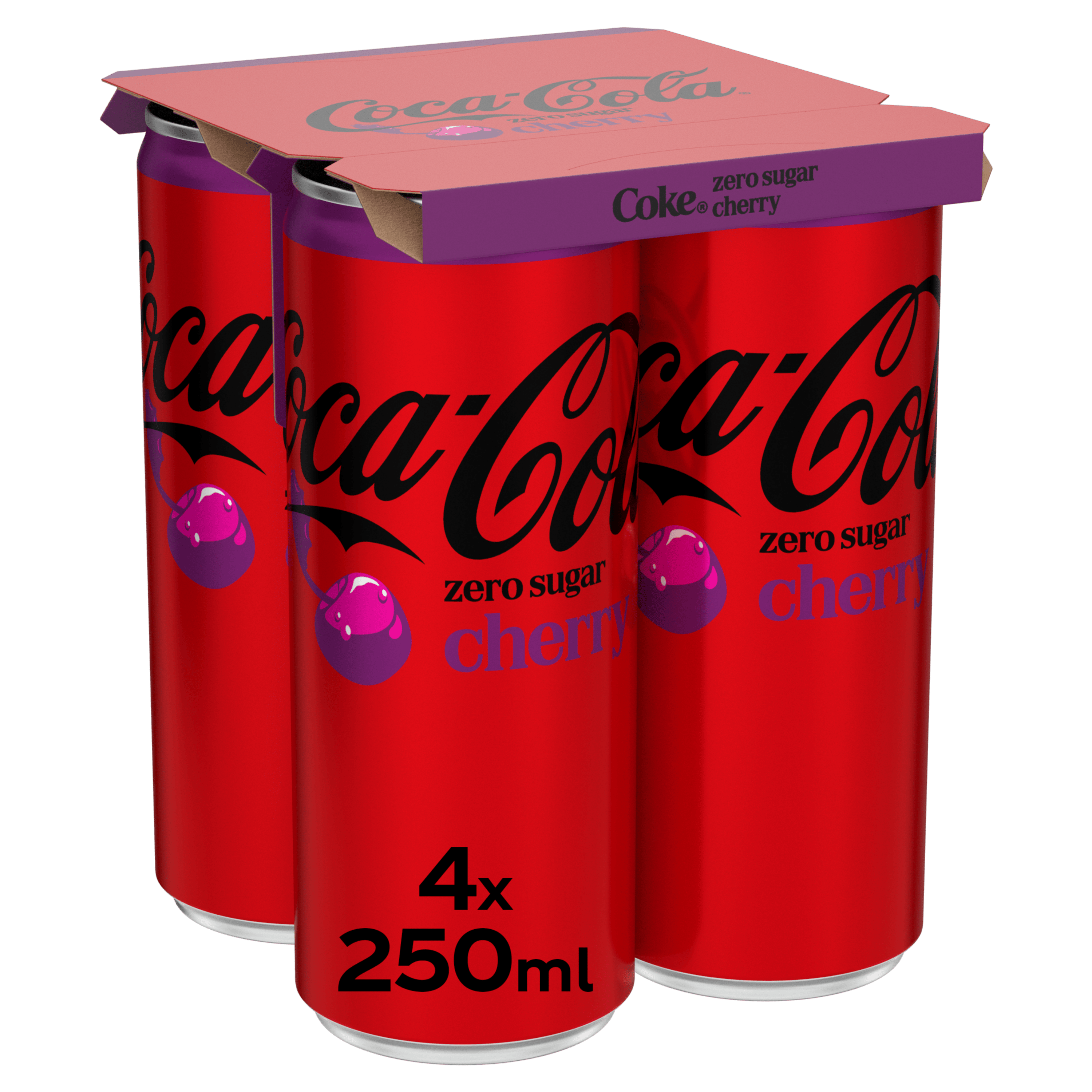 Coca-Cola Zero sugar cherry 4-pack