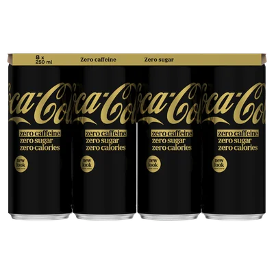 Coca-Cola Zero sugar zero caffeïne 8-pack