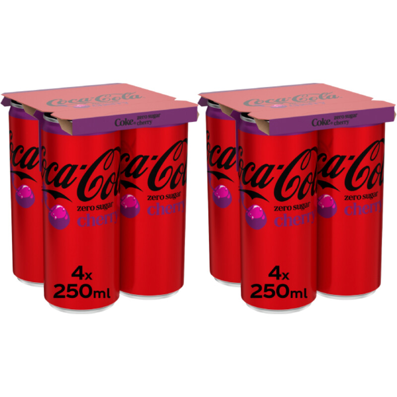 Coca-Cola Zero sugar cherry 8-pack