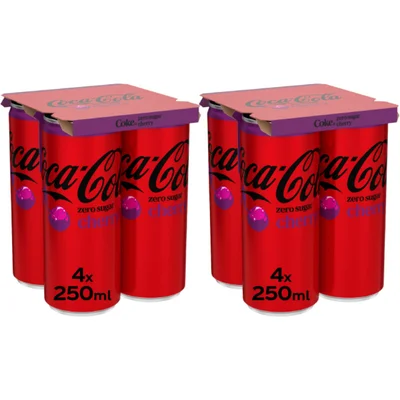 Coca-Cola Zero sugar cherry 8-pack