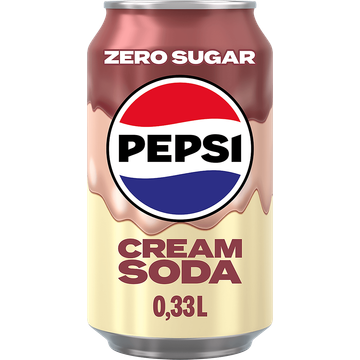Pepsi Cream soda zero sugar