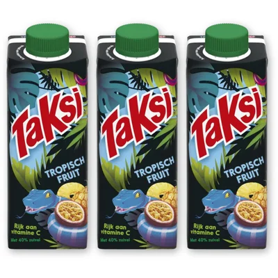 Taksi Tropisch fruit met 40% zuivel 3-pack