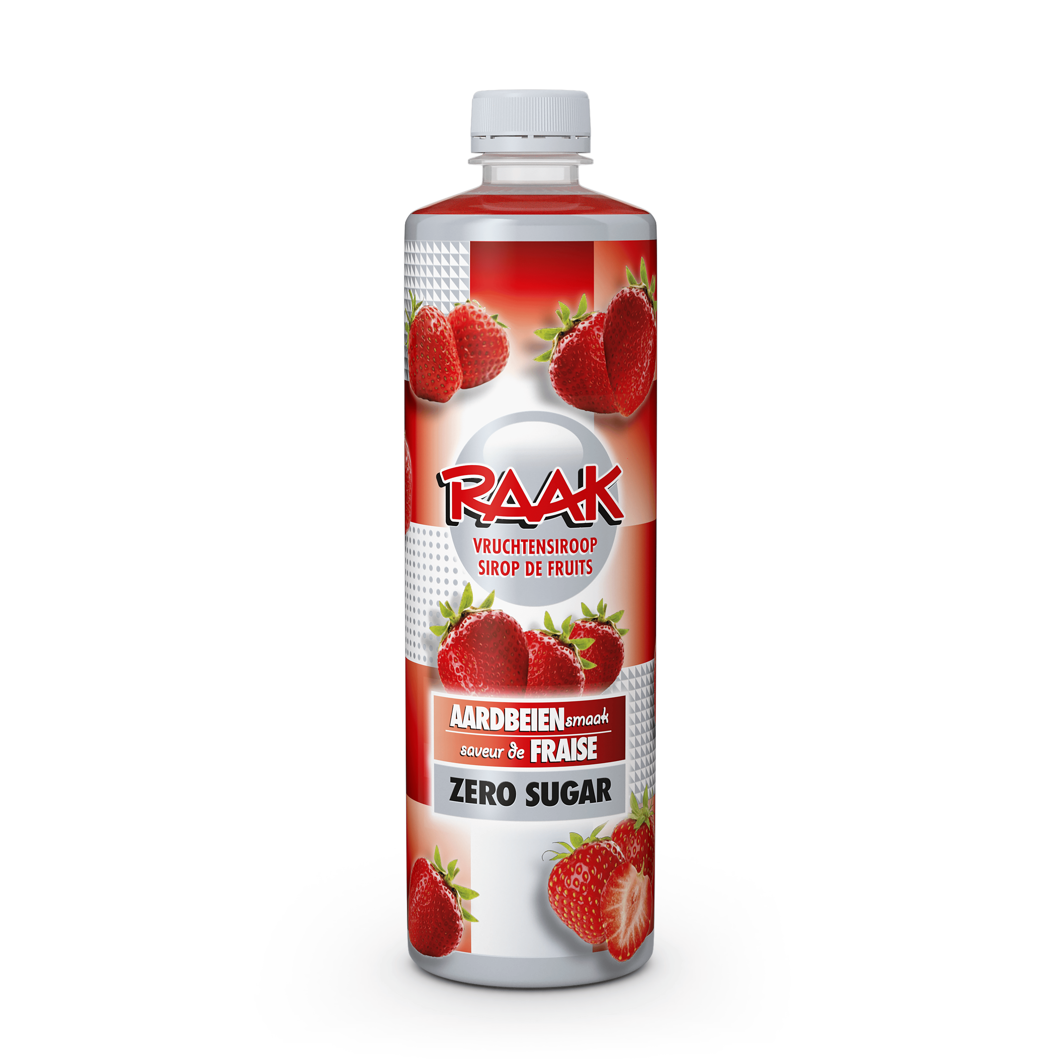 Raak Vruchtensiroop aardbeien zero sugar