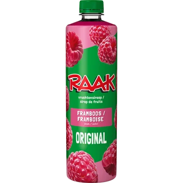 Raak Vruchtensiroop frambozensmaak