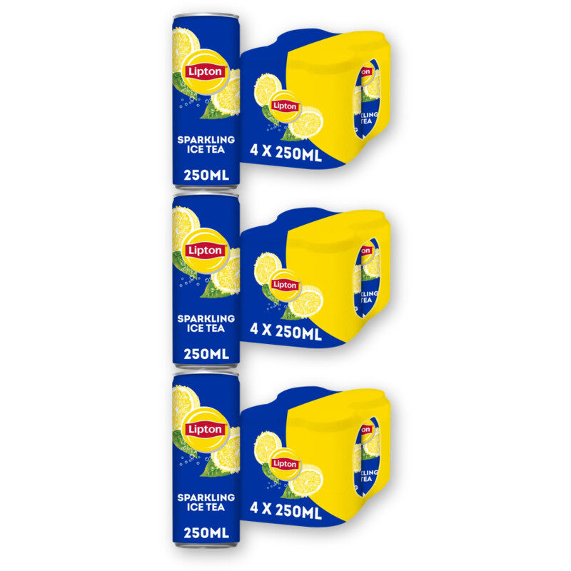 Lipton Ice tea sparkling 4-pack 3-pack