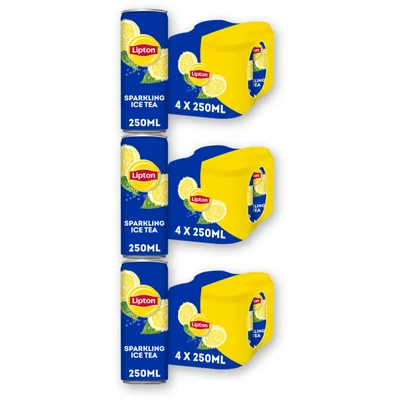 Lipton Ice tea sparkling 4-pack 3-pack