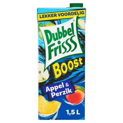DubbelFrisss Boost appel & perzik
