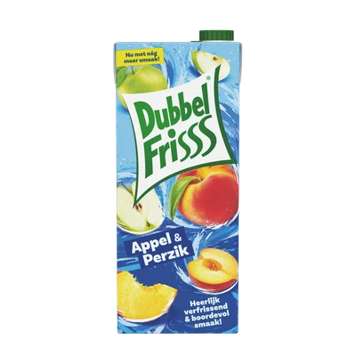 DubbelFrisss Appel & perzik