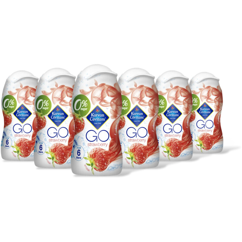 Karvan Cévitam Siroop go aardbeien 6-pack