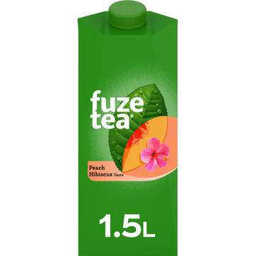 Fuze Tea Black Ice Tea Peach Hibiscus