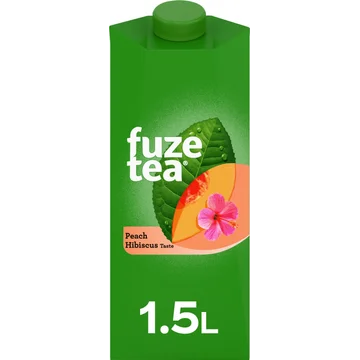 Fuze Tea Black Ice Tea Peach Hibiscus