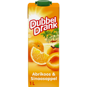 DubbelDrank Abrikoos & sinaasappel