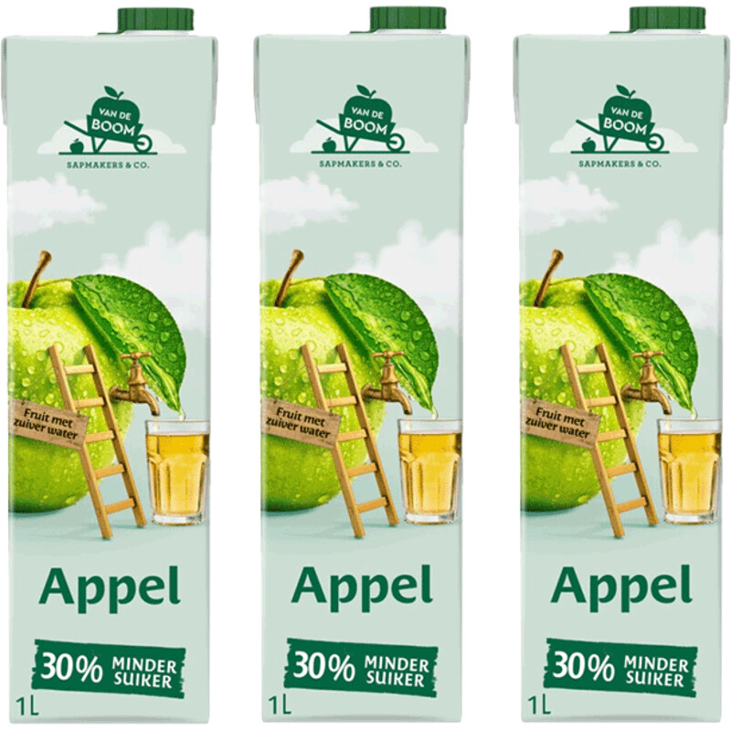 Van de Boom Appelsap 3-pack
