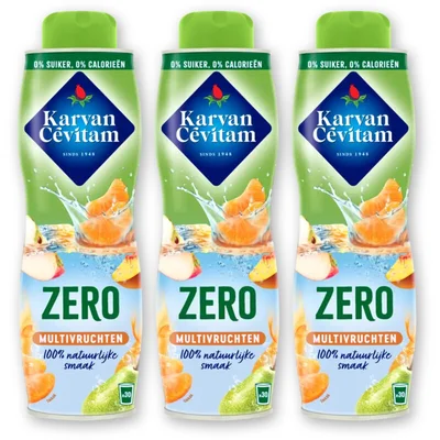 Karvan Cévitam Zero multivruchten siroop 3-pack