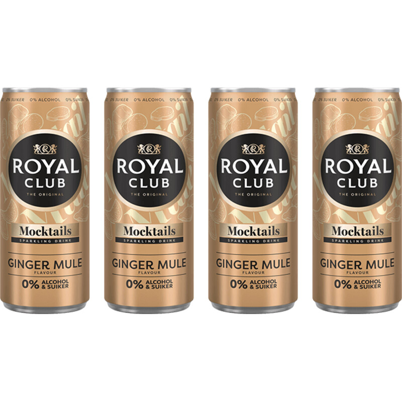 Royal Club Ginger Mule 0% 4-pack